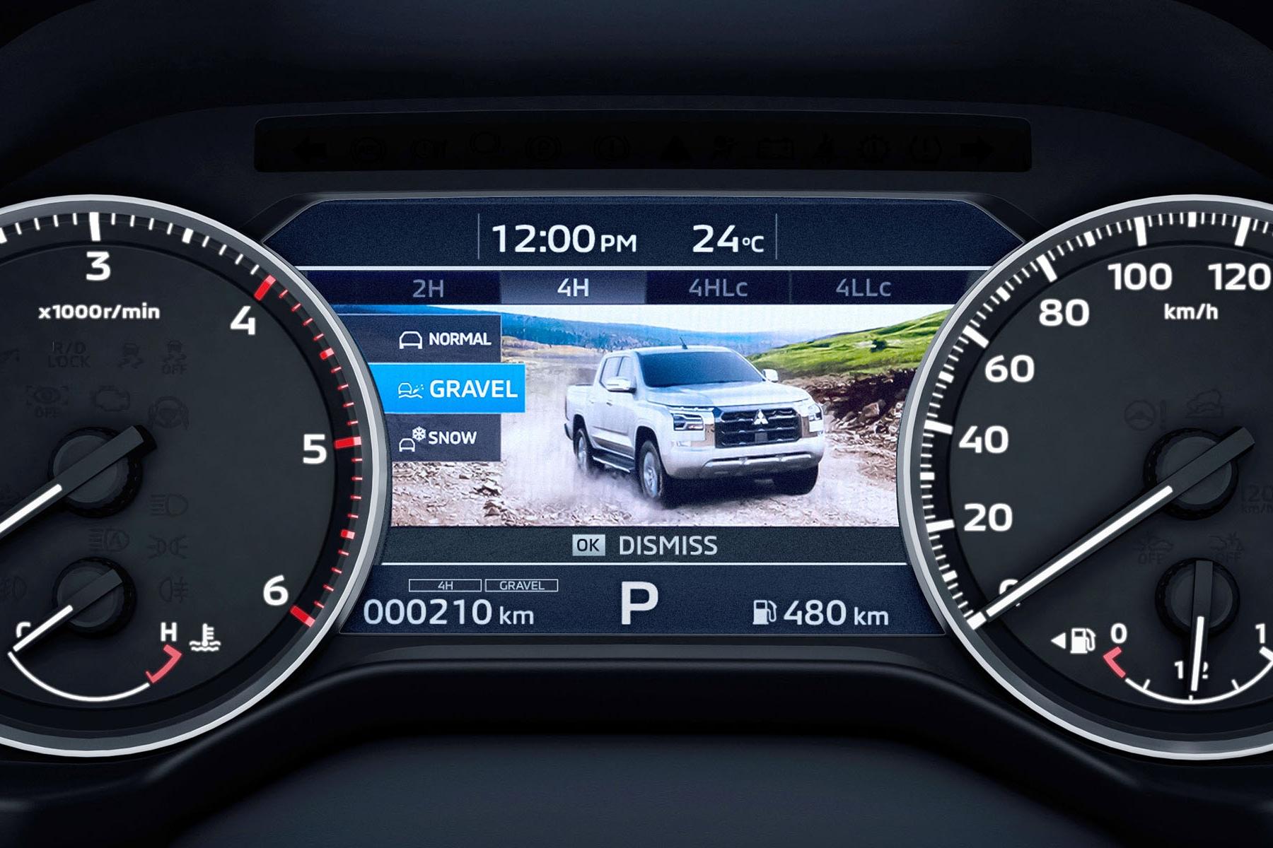 Đồng hồ kỹ thuật số 7-inch